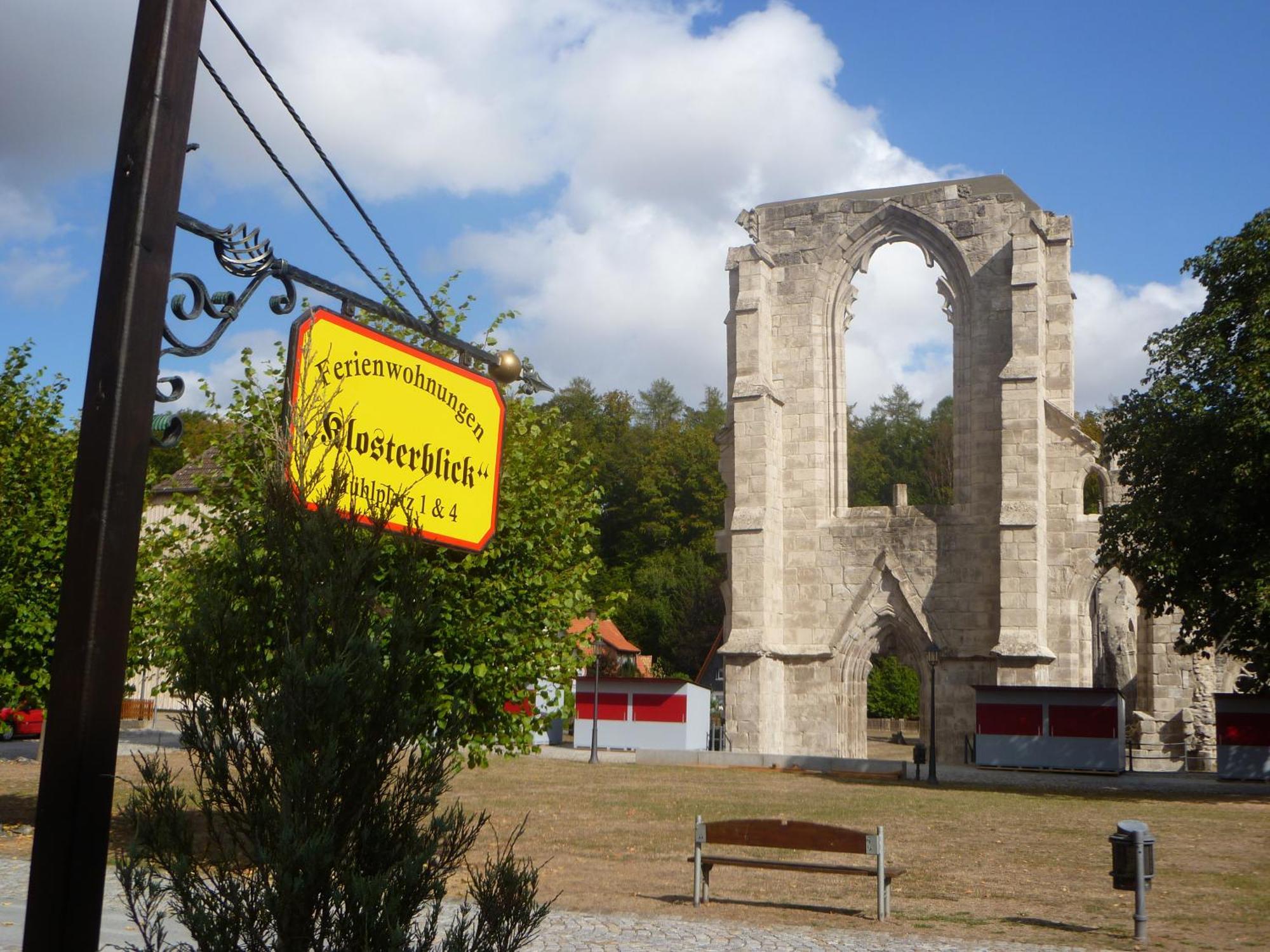 Ferienwohnungen Klosterblick Walkenried Exterior foto