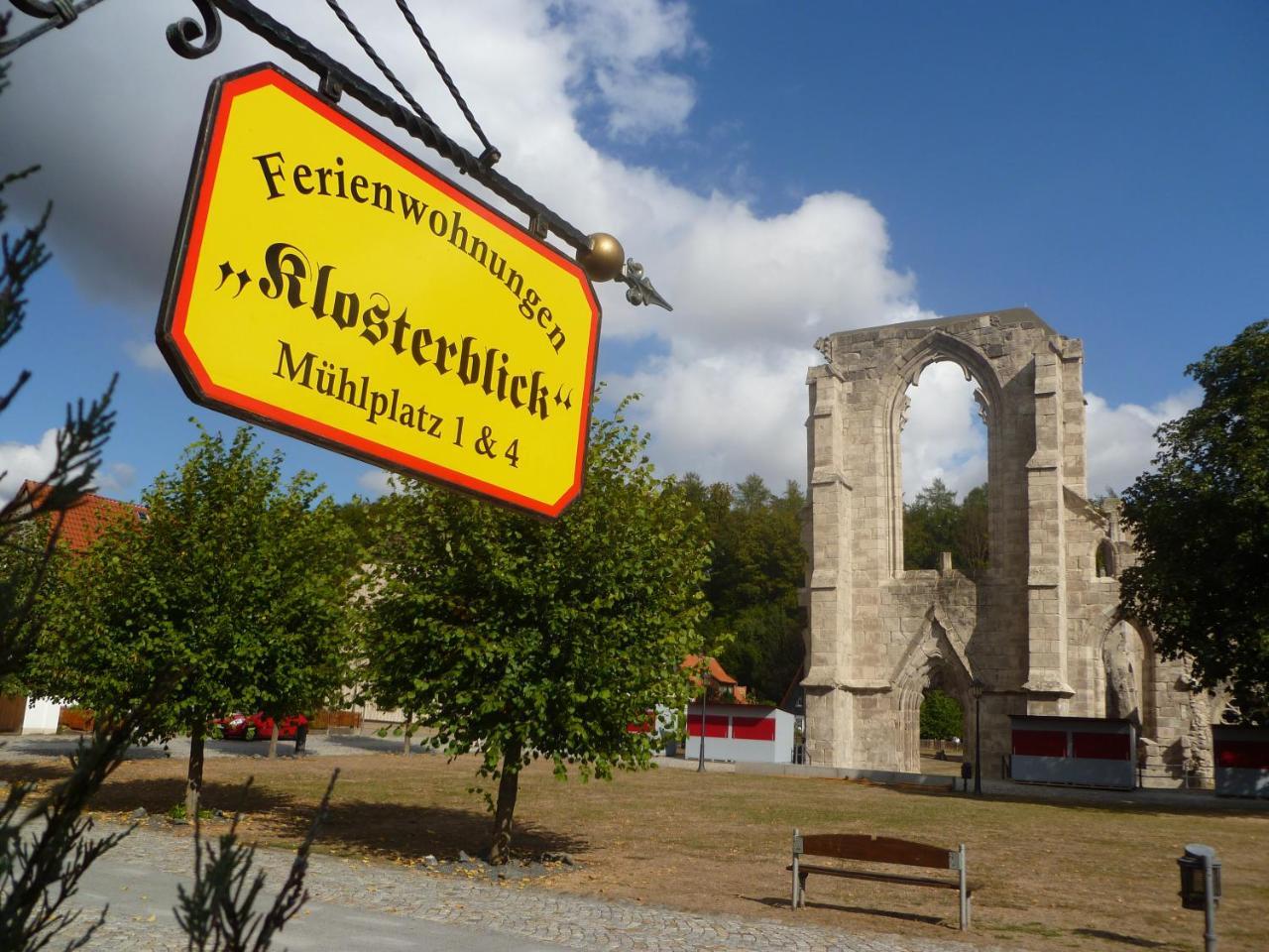 Ferienwohnungen Klosterblick Walkenried Exterior foto